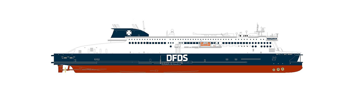 DFDS ferry English Channel 2021