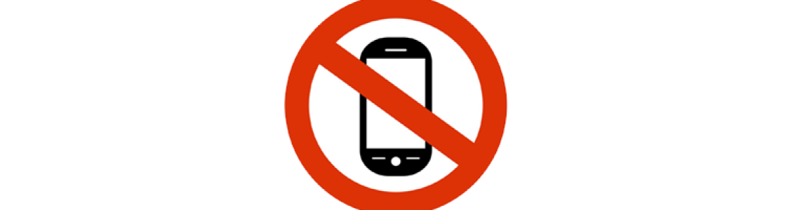 no mobile phones