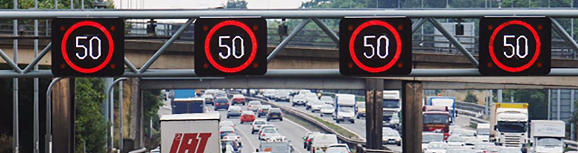 smart motorway gantry