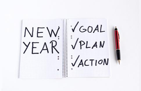 New Year Goal Plan Action