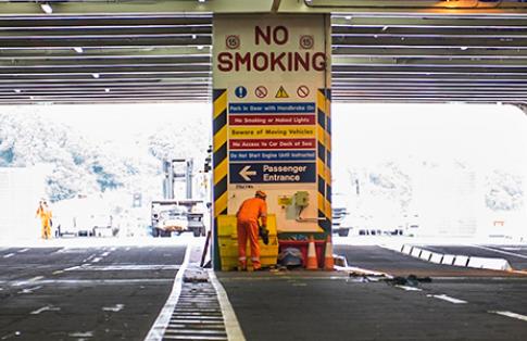 P&O Ferries garage