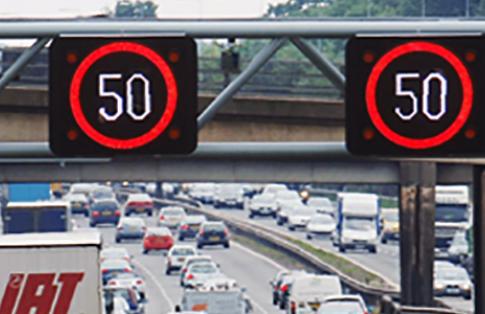 smart motorway gantry