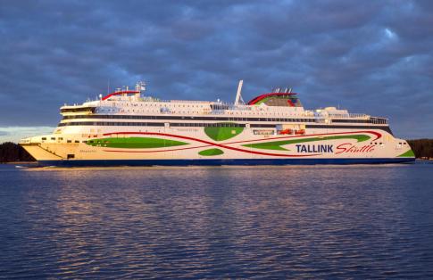 Tallink Shuttle Megastar Ferry on water